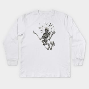 Skeleton Kids Long Sleeve T-Shirt